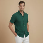 Casual Short Sleeve Button Up Summer Shirt Fashion Grand