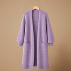 Long Knitted Cardigan Sweater With Pockets Fashion Grand