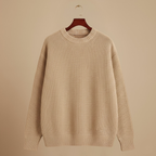 Men's ribbed crewneck pullover jumper Fashion Grand