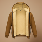 Casual Thick Fleece Lined Hoodie Jacket Fashion Grand