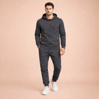 Men’s zip hooded tracksuit jogger set Fashion Grand