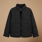 Women's casual zip-up puffer jacket Fashion Grand