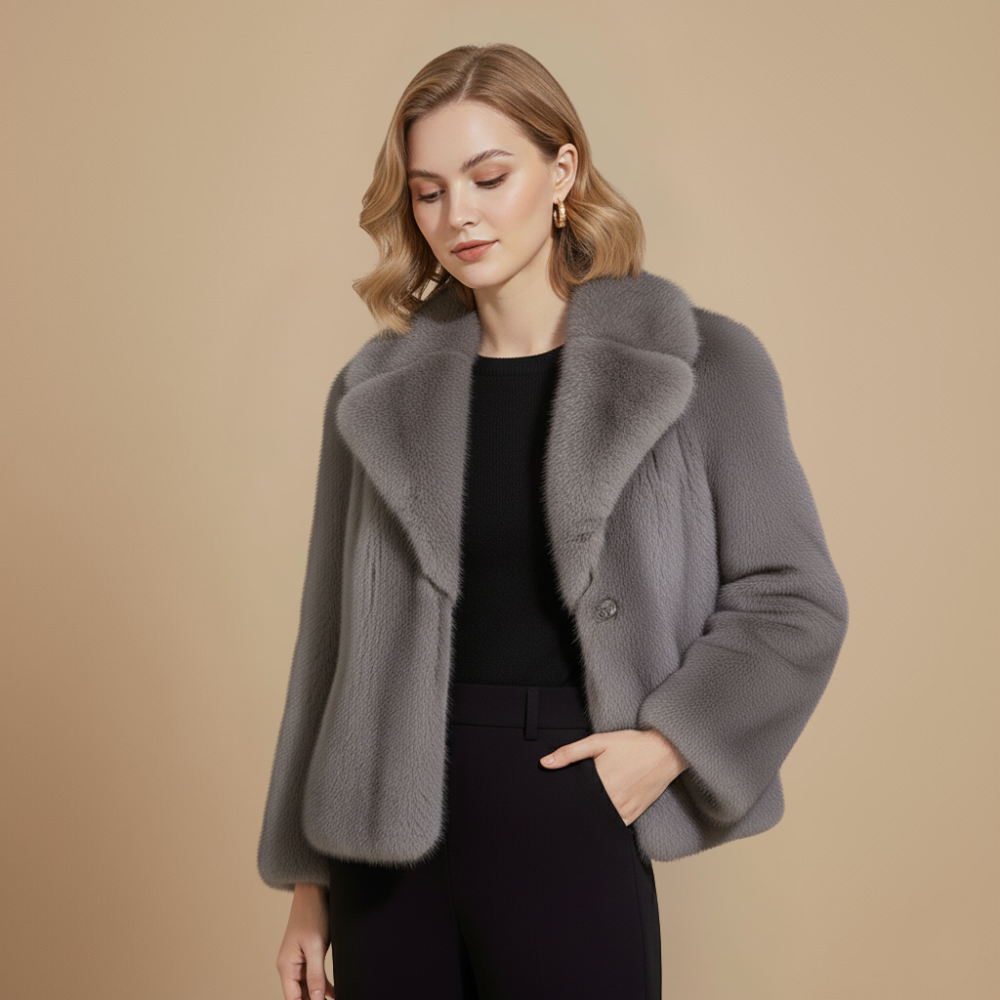 Soft faux fur coat for women Fashion Grand