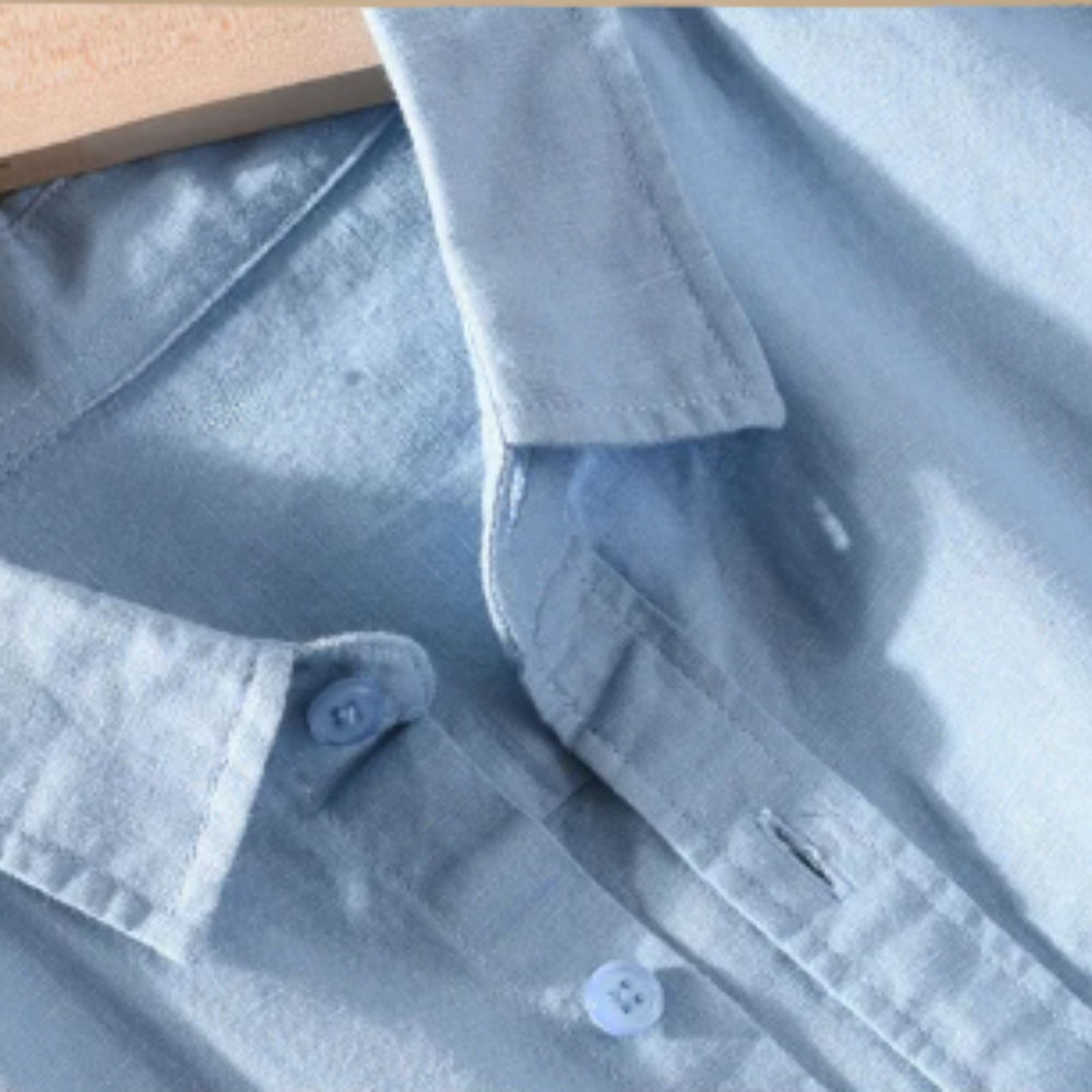 Men's vintage spring long-sleeve shirt