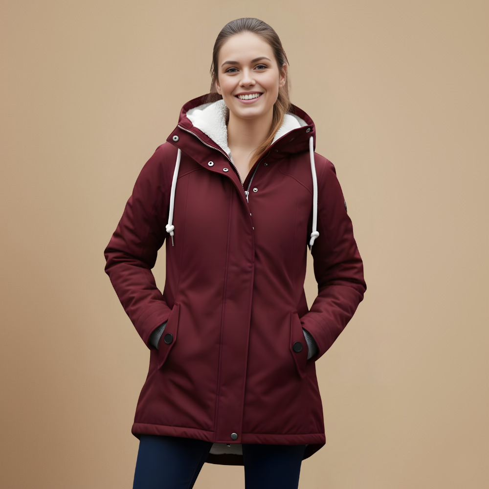 Cozy Hooded Winter Parka Jacket Fashion Grand
