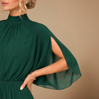 Women's flowing formal high-neck jumpsuit Fashion Grand