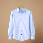 Men's long sleeve button-down wrinkle-free shirt Fashion Grand