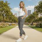 Women's multi-pocket jogger pants Fashion Grand