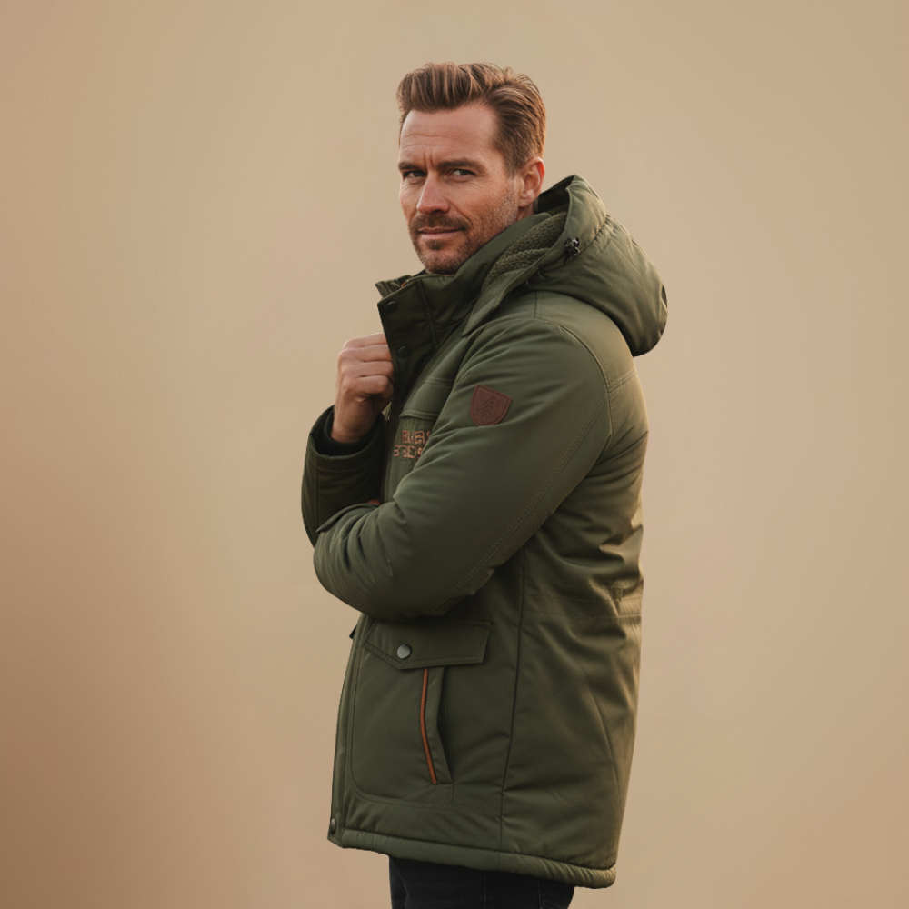 Outdoor Thick Fleece Lined Hooded Winter Fashion Grand