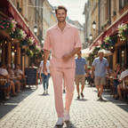 Men's short sleeve shirt two-piece set Fashion Grand