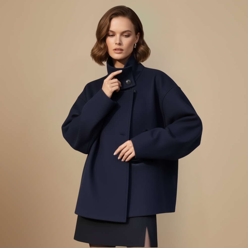 Double breasted oversized coat Fashion Grand