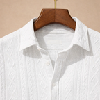 Men's textured shirt shorts two piece outfit Fashion Grand