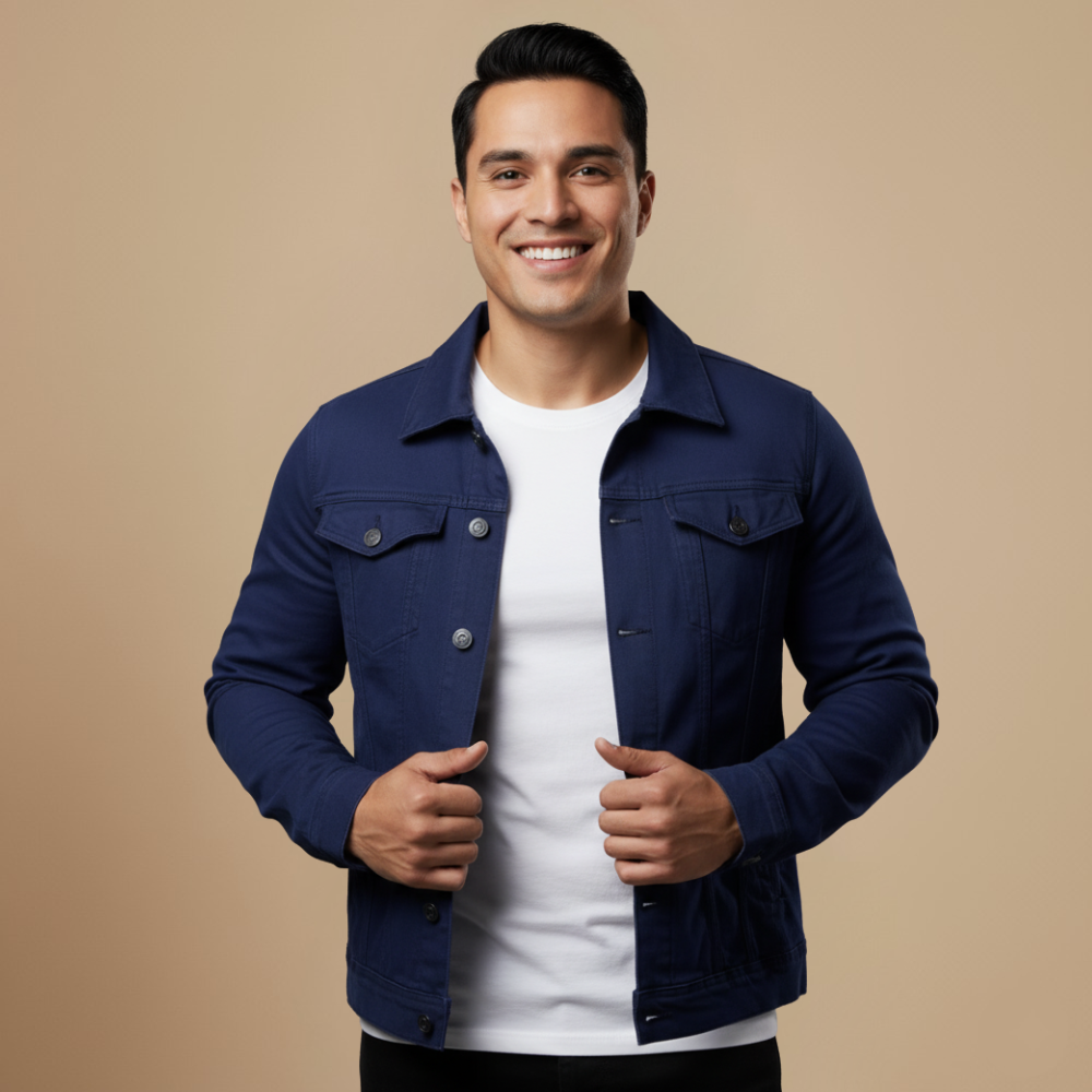 Classic Denim Trucker Jacket for men Fashion Grand