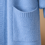 Long Knitted Cardigan Sweater With Pockets Fashion Grand