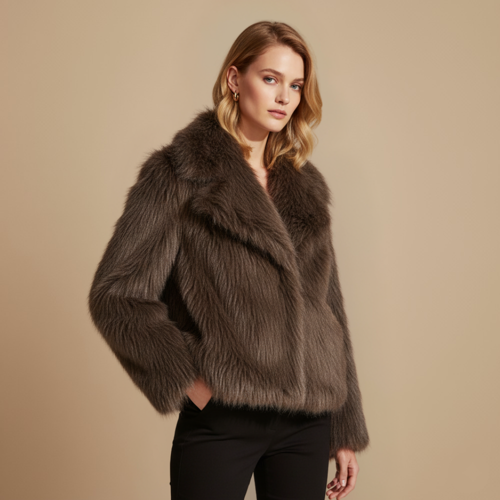 Soft faux fur coat for women Fashion Grand