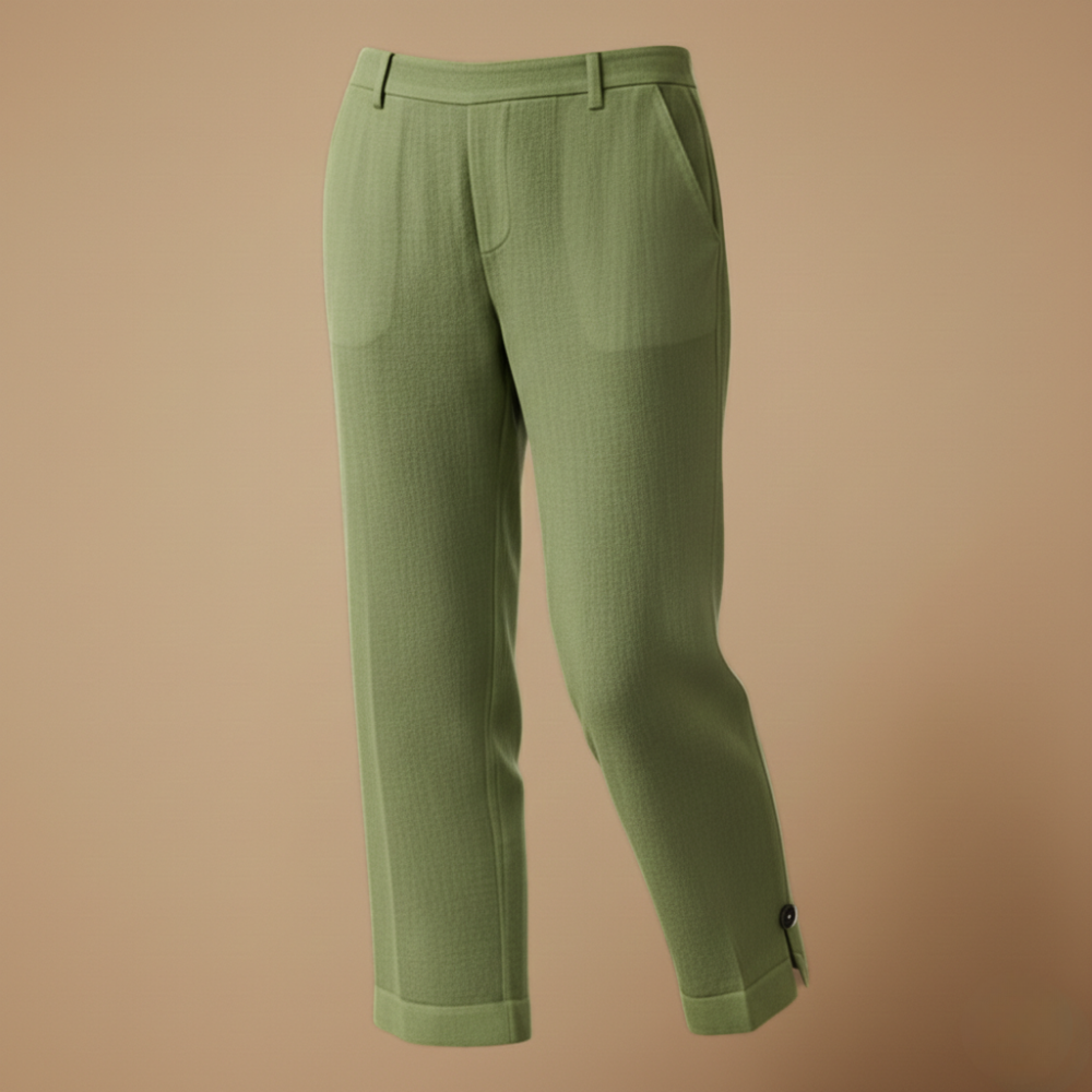 Women’s straight pants with pockets Fashion Grand