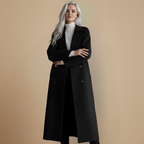 Wool blend long coat for women Fashion Grand