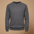 Men's basic round neck knitted jumper Fashion Grand