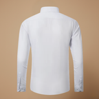 Men's modern slim fit long sleeve shirt with button front closure Fashion Grand