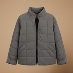 Women's casual zip-up puffer jacket Fashion Grand