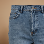 Men's classic straight leg denim jeans Fashion Grand