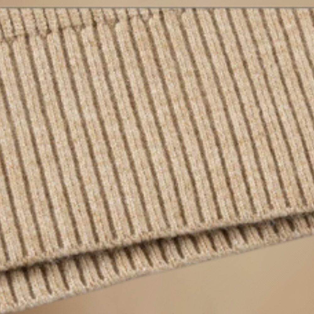 Men's zip collar knit long sleeve sweater Fashion Grand