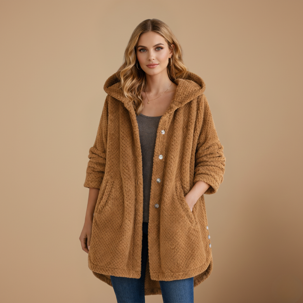 Women’s casual hooded fleece jacket Fashion Grand