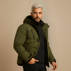 Puffer winter jacket for men - waterproof Fashion Grand