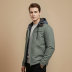 Warm autumn hooded jacket for men Fashion Grand