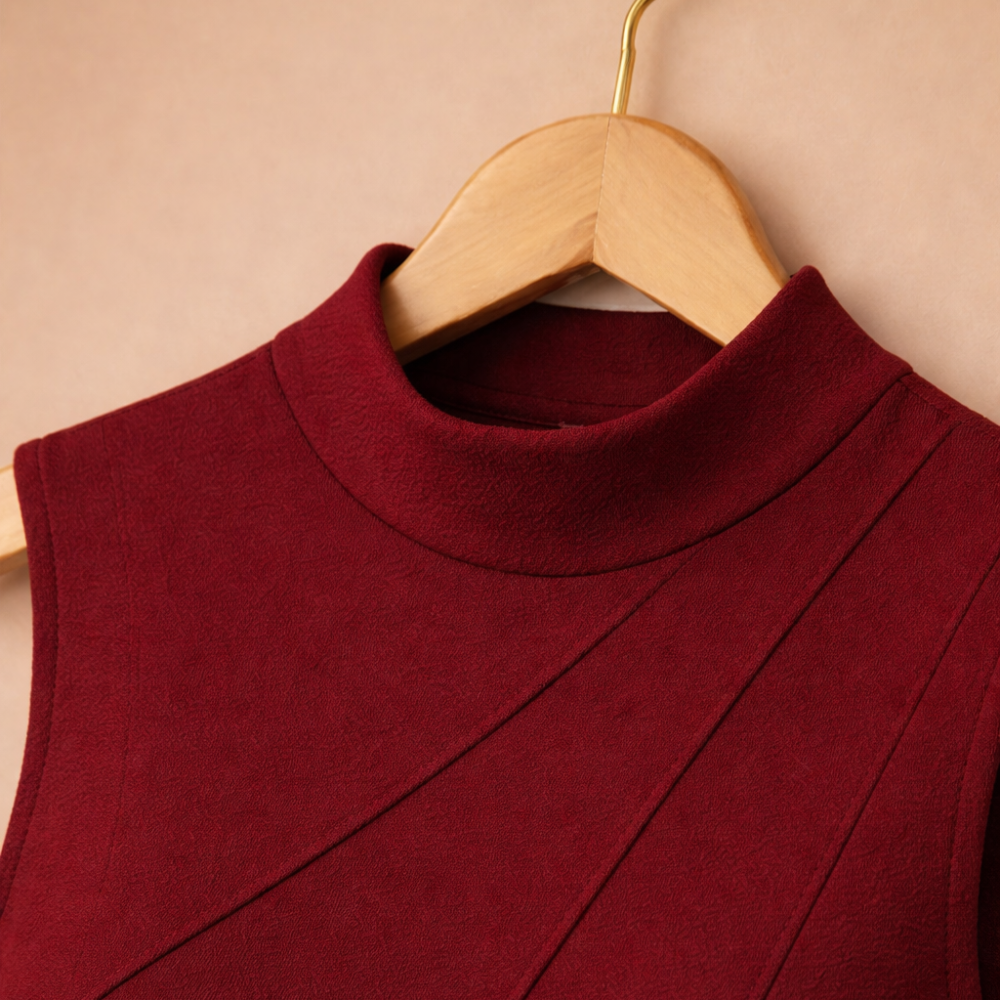 Women's asymmetrical draped sleeveless blouse Fashion Grand