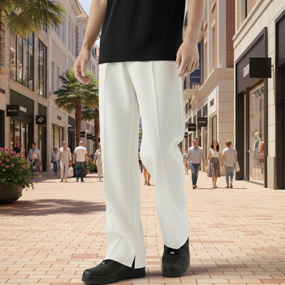 Men's comfy summer straight loose trousers Fashion Grand