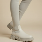Women's knitted overknee boots Fashion Grand