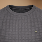 Men's basic round neck knitted jumper Fashion Grand