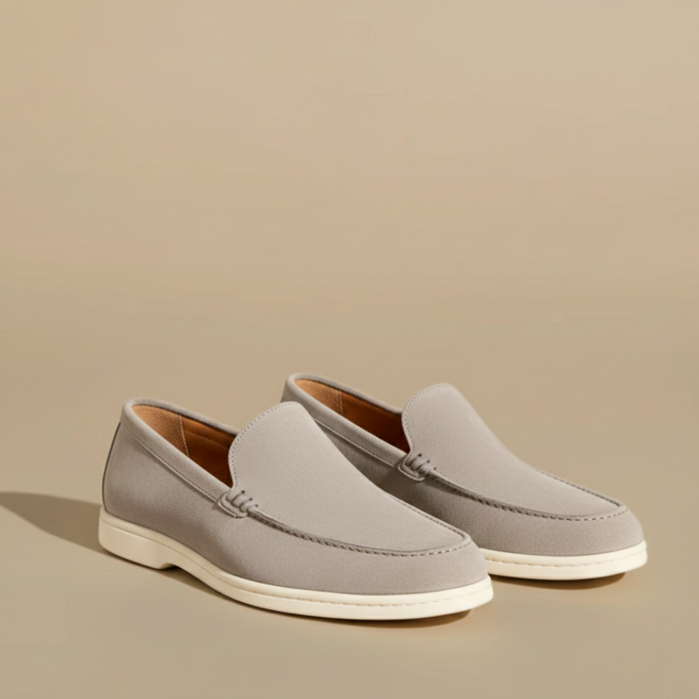 Men's casual classic loafers white contrast sole Fashion Grand