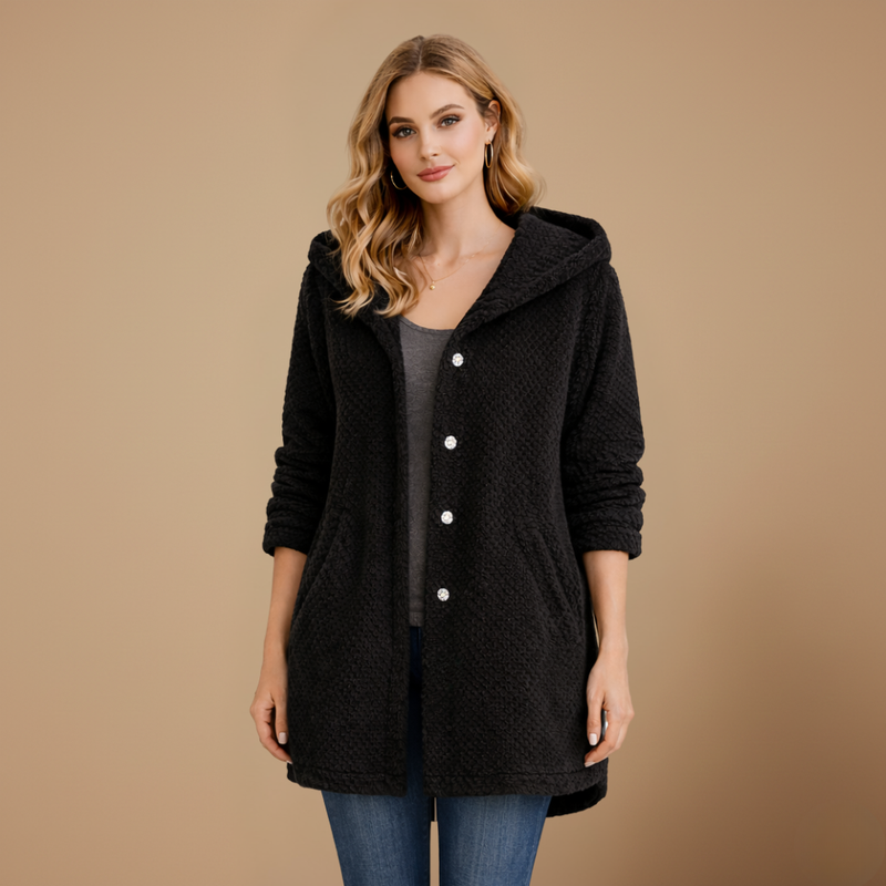 Women’s casual hooded fleece jacket Fashion Grand