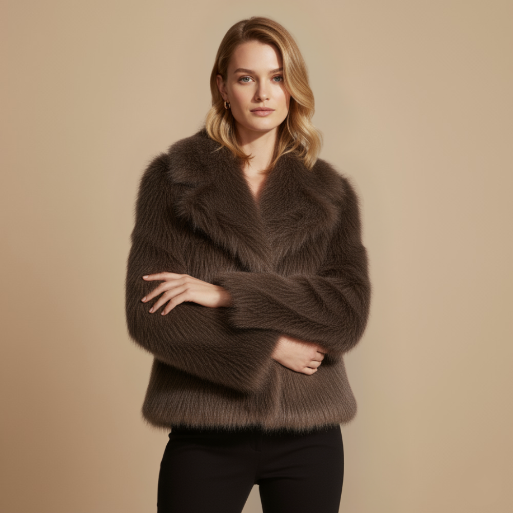 Soft faux fur coat for women Fashion Grand