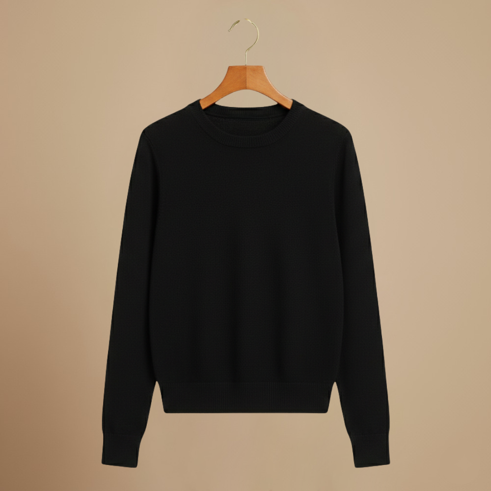 Slim Fit Long Sleeve Pullover Knitwear Top Fashion Grand
