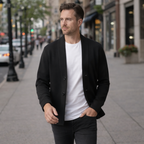 Men’s casual button up cardigan Fashion Grand