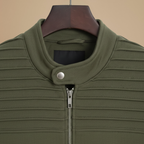 Men’s slim fit zip with long sleeves jacket Fashion Grand