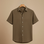 Casual Short Sleeve Button Up Summer Shirt Fashion Grand