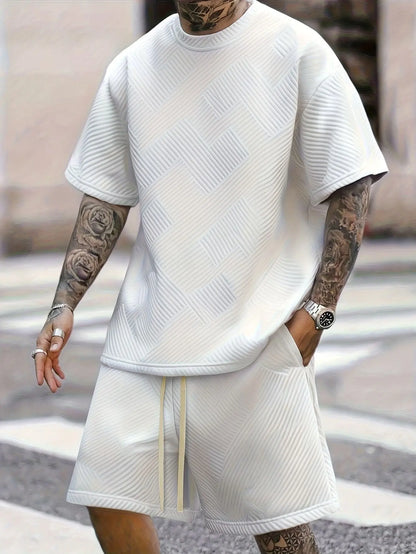Men's Summer Short Sleeve Sport Set Fashion Grand
