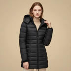 Slim Fit Hooded Long Winter Padded Coat Fashion Grand