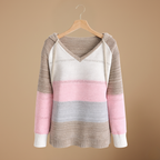 Women’s hooded long sleeve crochet pullover jumper Fashion Grand