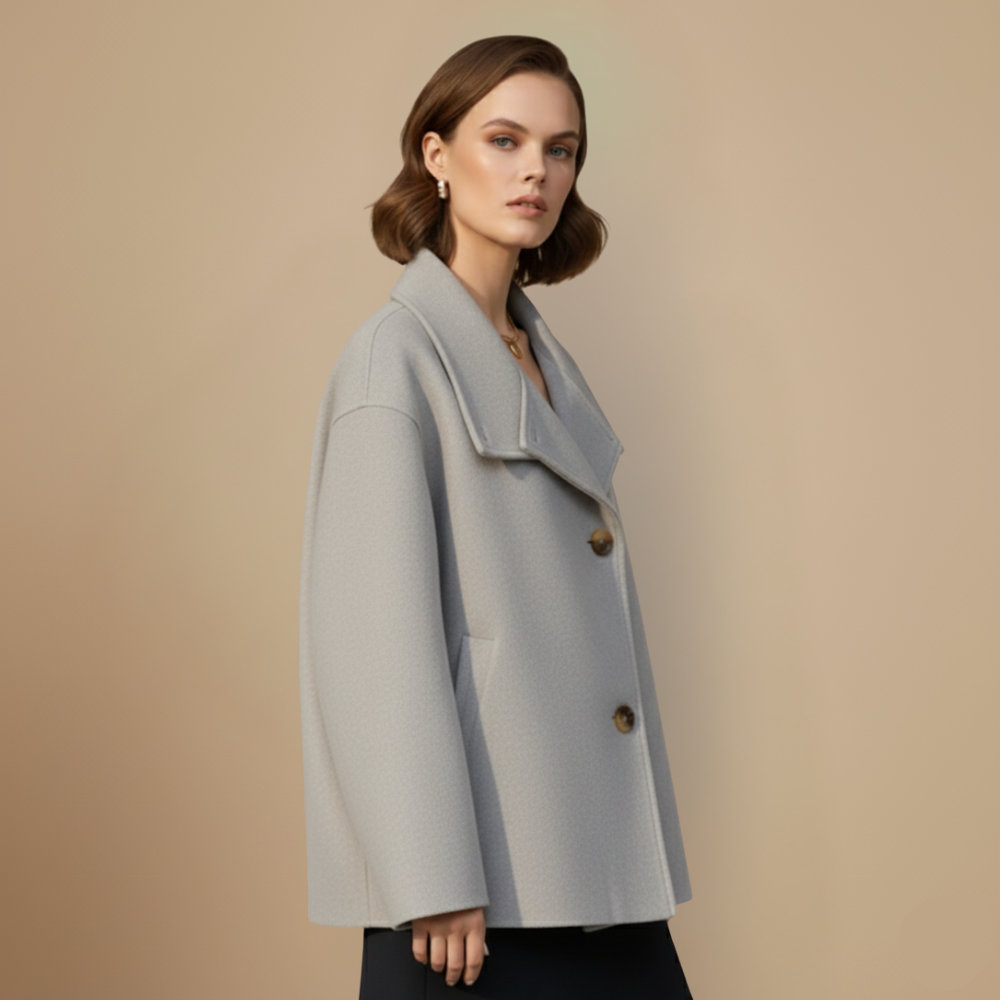 Double breasted oversized coat Fashion Grand