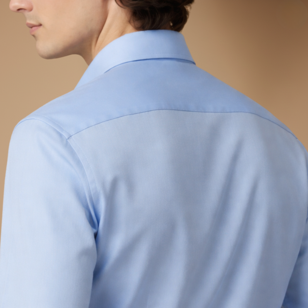 Men's long sleeve button-down wrinkle-free shirt Fashion Grand