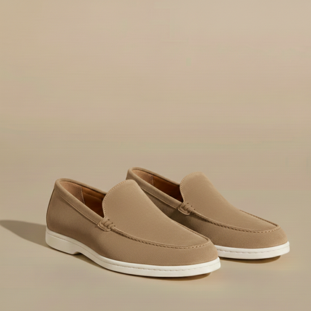 Men's casual classic loafers white contrast sole Fashion Grand