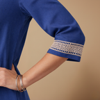 Women's mid-length v-neck summer dress Fashion Grand