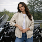 Women’s Faux Leather Bomber Jacket Fashion Grand