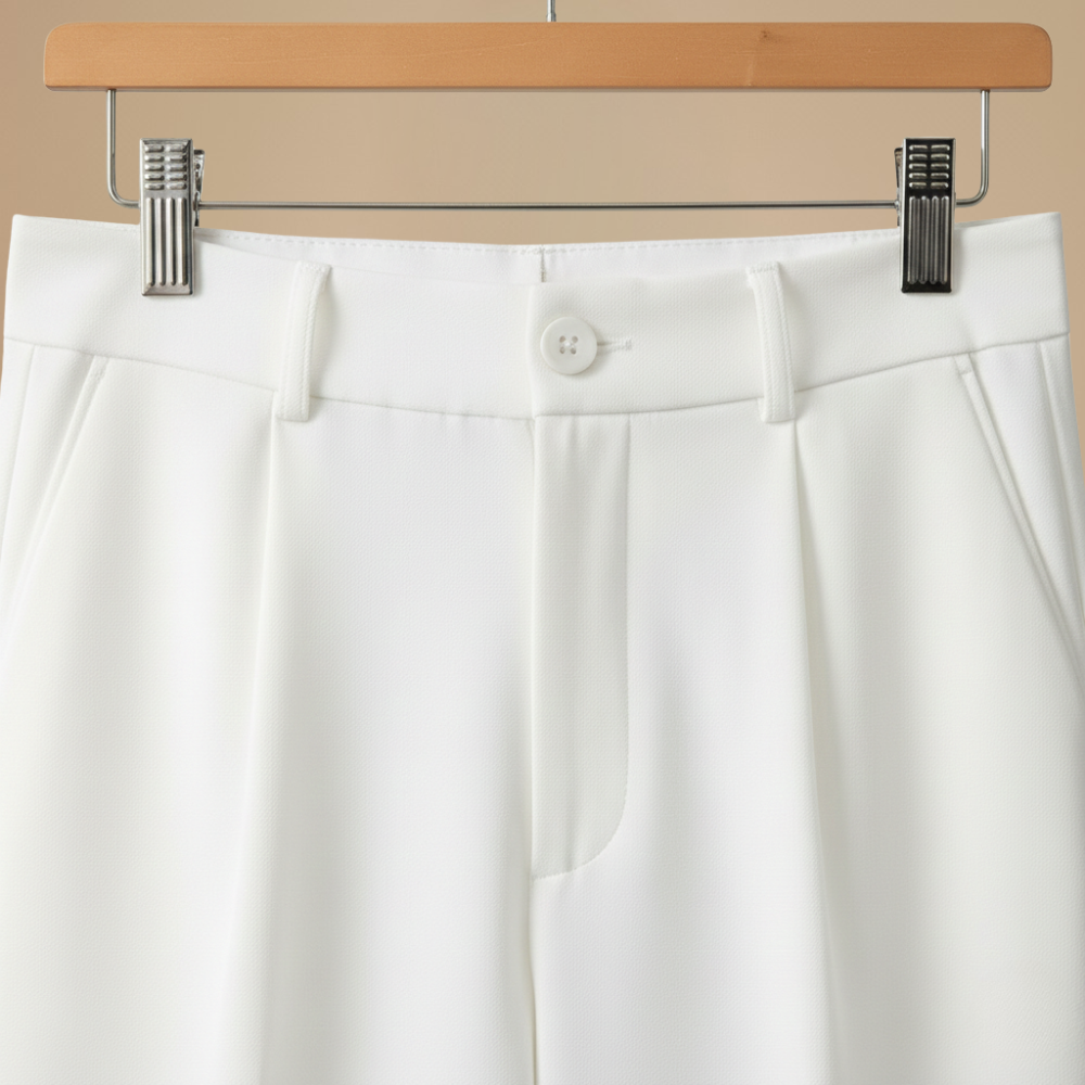 Men’s slim fit straight leg casual trousers Fashion Grand