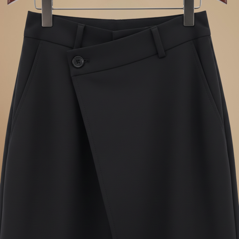 Women's high waist straight leg suit trousers Fashion Grand